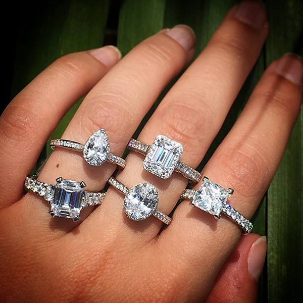 Exquisite Looking Princess-cut Diamond Rings | Wedding ...