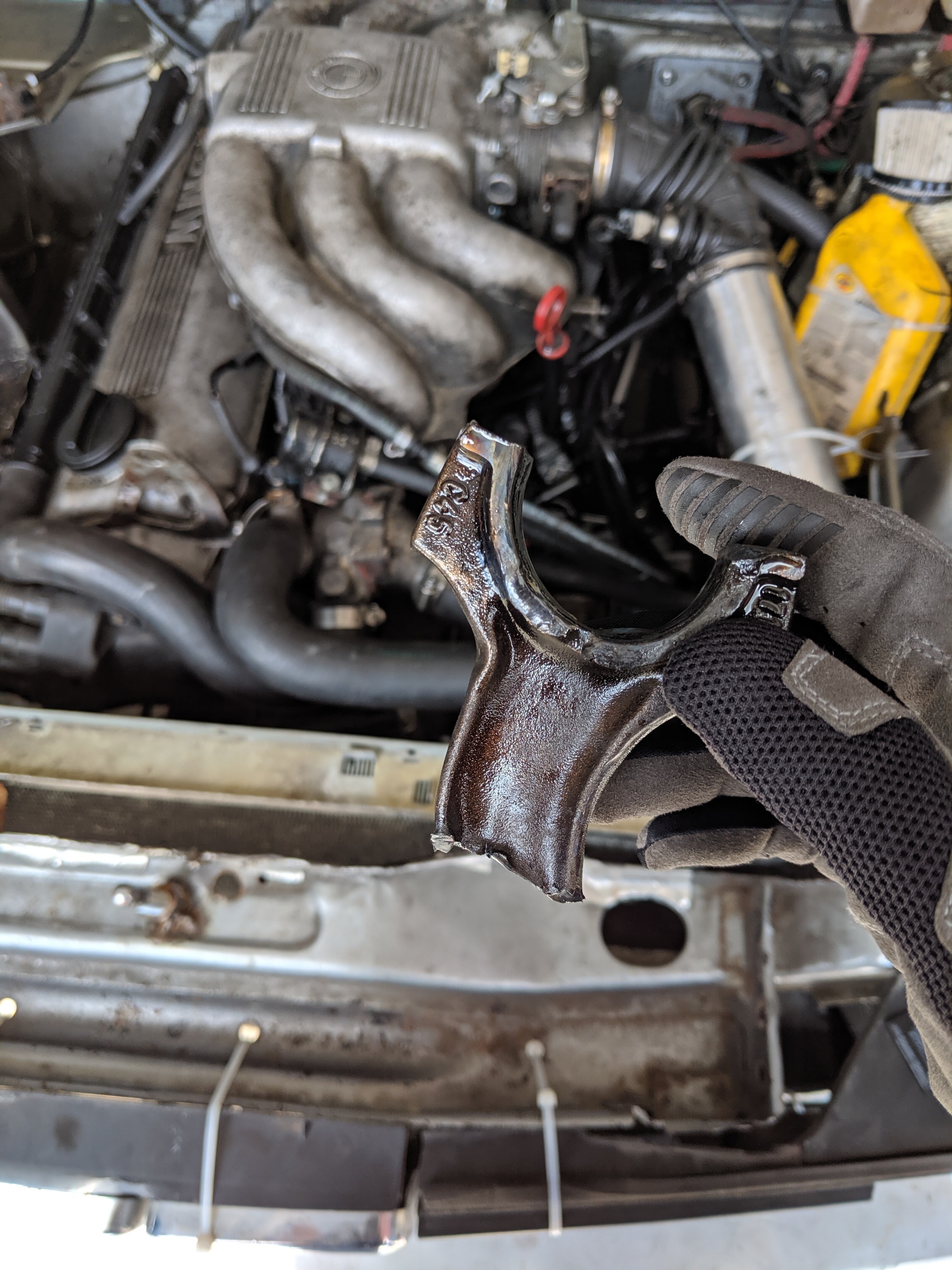 Remains of a Connecting Rod that came through the block